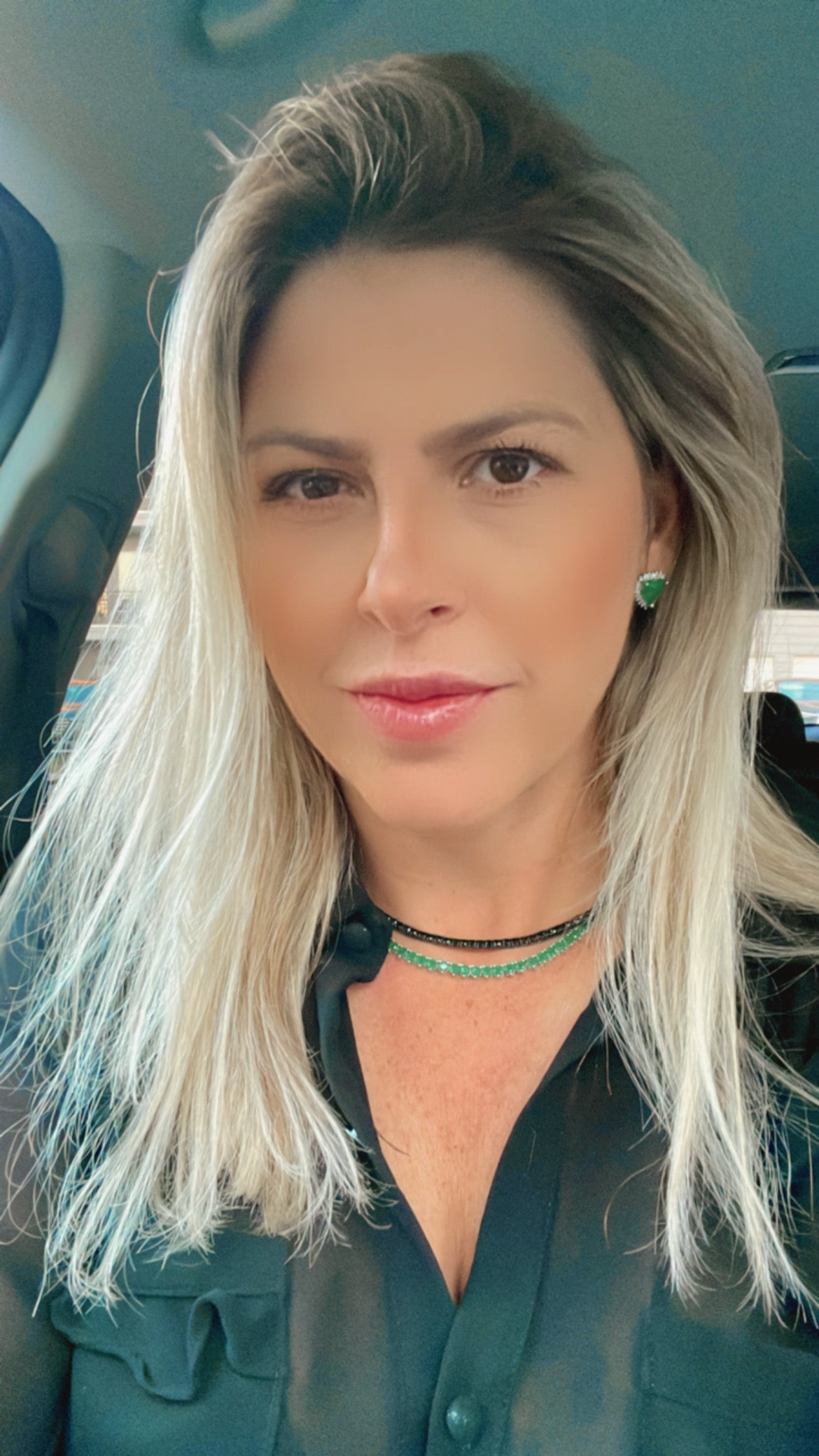 Tennis Necklace Riviera Black