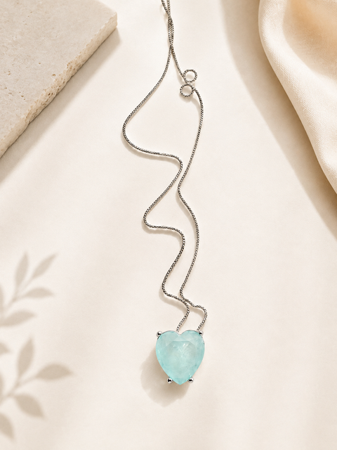 Fusion CZ Heart Necklace