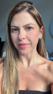 Aquamarine Blue CZ Beaded Necklace 2mm