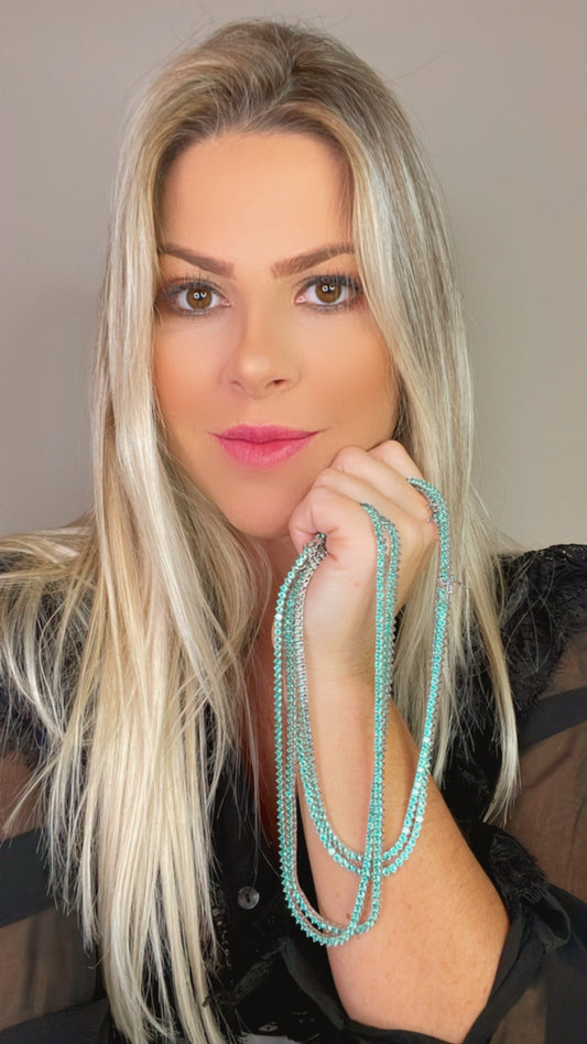 Tennis Necklace Riviera Tourmaline