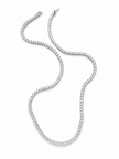 Classic Crystal 3-Prong Tennis Necklace