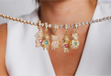 Pendant Tennis Necklace