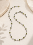 Peridot Green Tennis Necklace