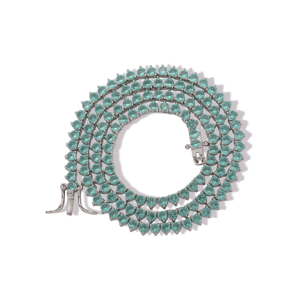 Tennis Necklace Riviera Tourmaline