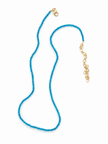 Turmaline Blue CZ Necklace 2mm | Colorful Zirconia Necklace