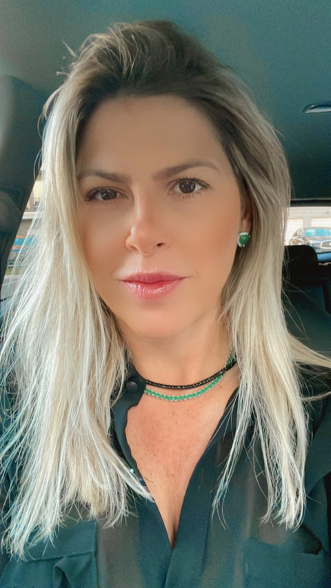 Tennis Necklace Riviera Black