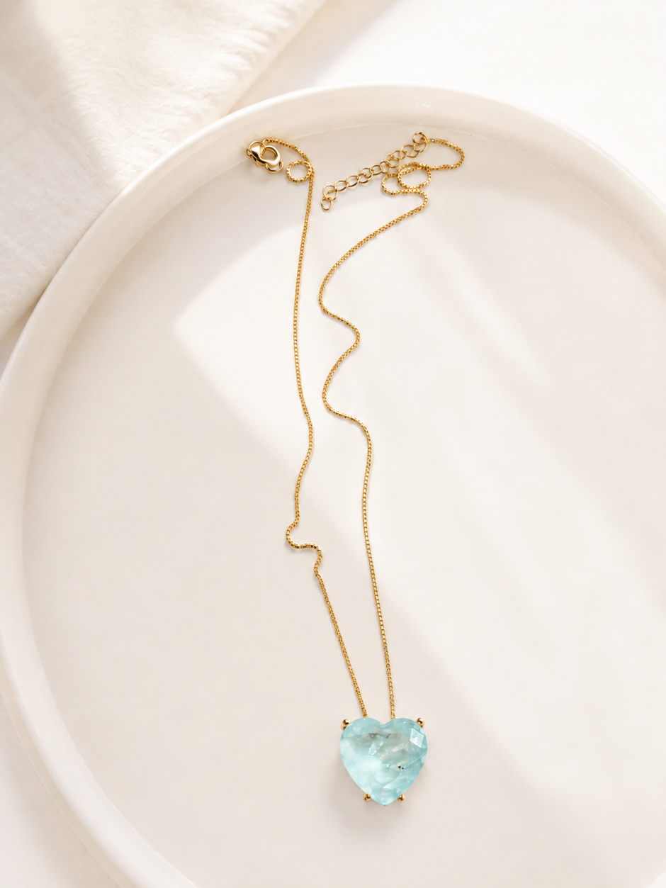 Fusion CZ Heart Necklace